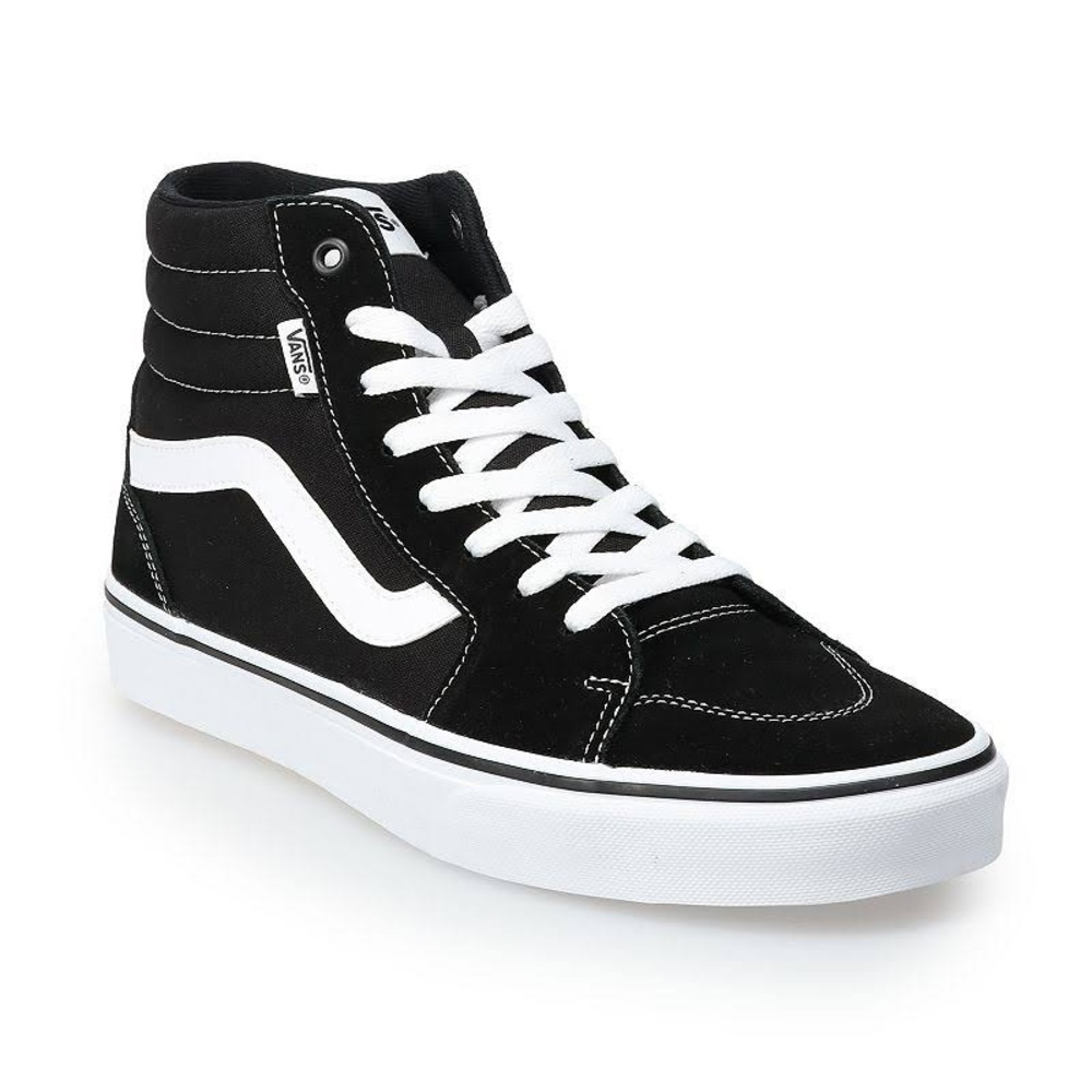 Vans Off The Wall Sk8-Hi Black and White High Top